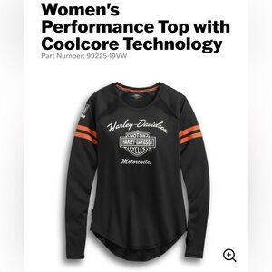 NWT Harley Davidson Women Top Long Sleeve